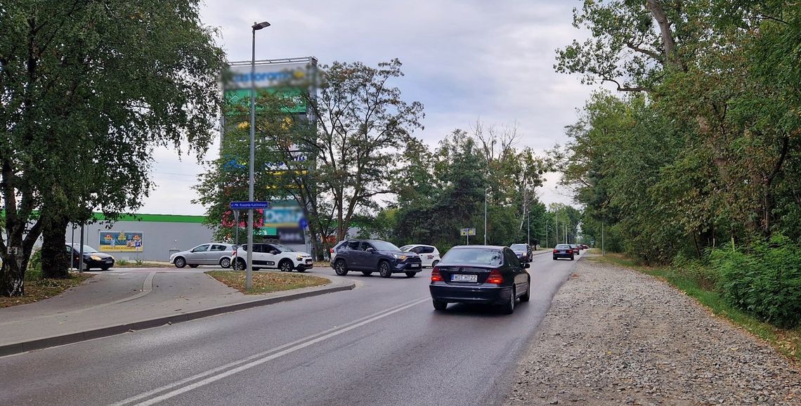 Na skrzyżowaniu ul. Kraszewskiego i ul. Kuklińskiego zamiast lewoskrętu – rondo!