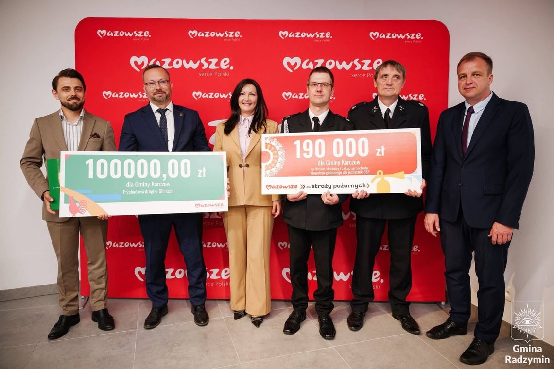 Niemal 300 tys. zł na drogę i strażaków Niemal 300 tys. zł na drogę i strażaków