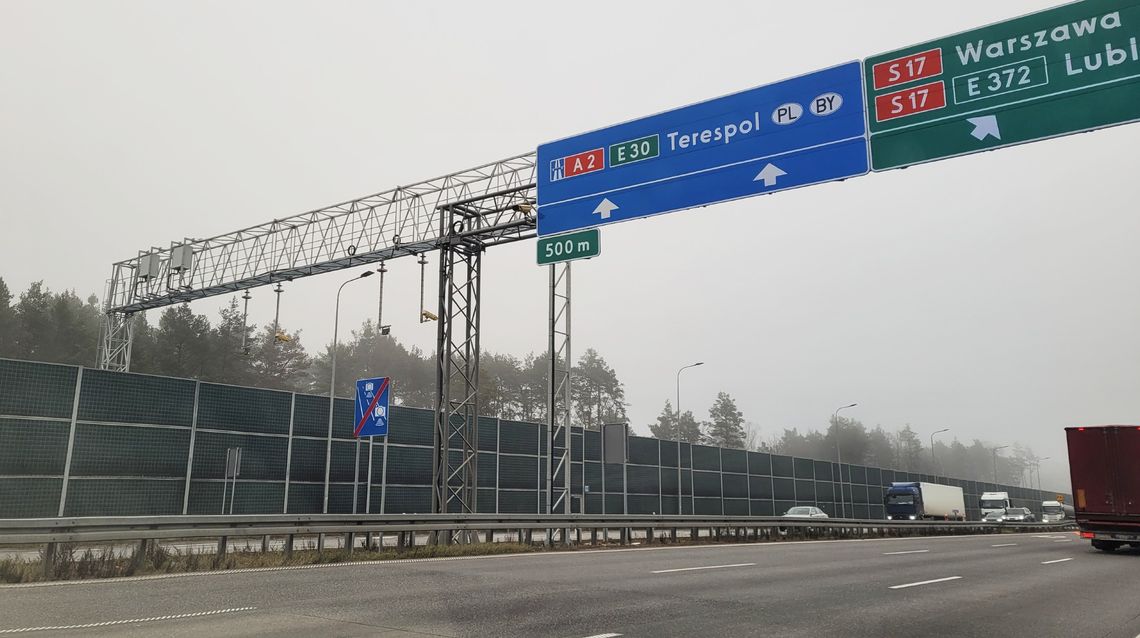 Nowy odcinkowy pomiar prędkości na S2 już działa. Przejedziesz za szybko? Dostaniesz mandat!