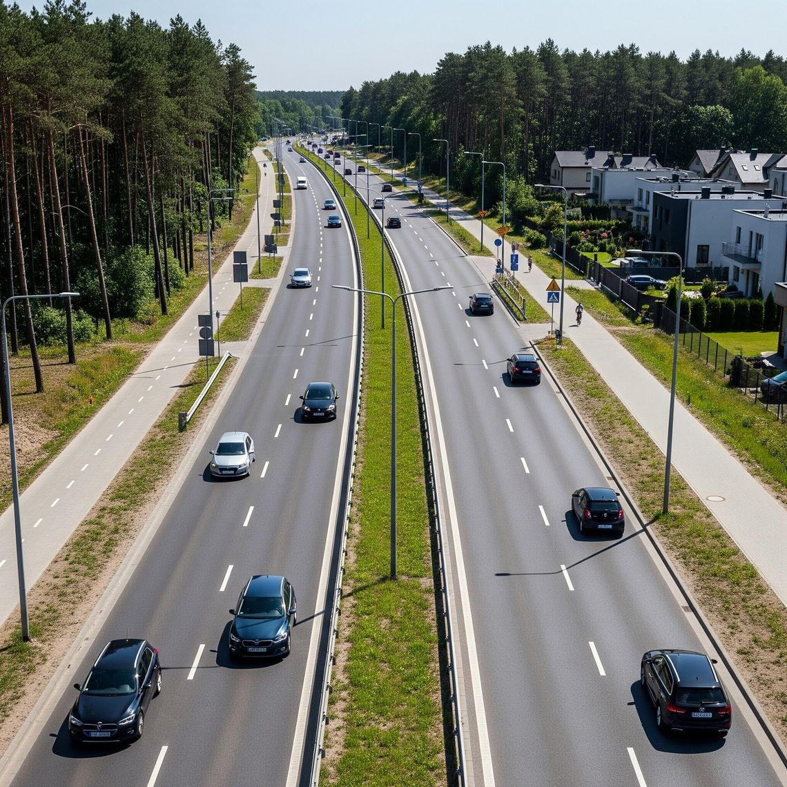 Nowy „roboczy” przebieg trasy 801 w Józefowie. Plany, warianty i termin budowy połączenia z S2