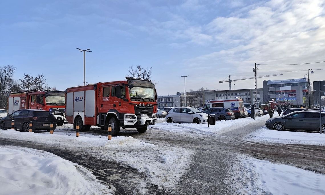 Poważne zdarzenie w centrum Otwocka. Wezwano śmigłowiec LPR