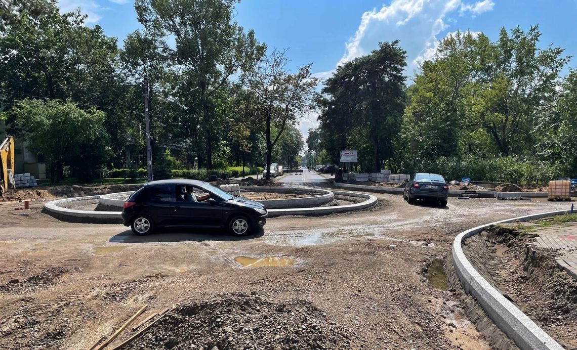 Rondo na Poniatowskiego i Pułaskiego nabrało kształtów Rondo na Poniatowskiego i Pułaskiego nabrało kształtów