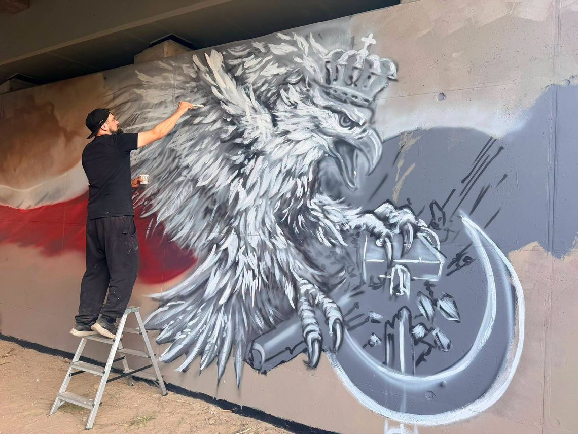 Tak wygląda nowy mural pod mostem. Robi wrażenie rozmachem i detalami Tak wygląda nowy mural pod mostem. Robi wrażenie rozmachem i detalami