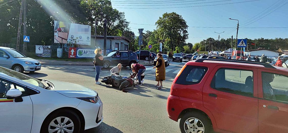 Tłok przy targowisku miejskim w Otwocku. Kolejna kolizja na Batorego