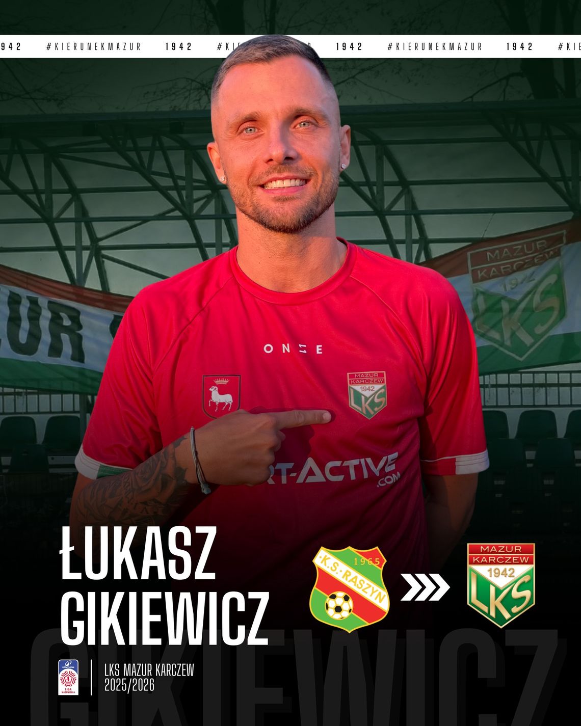 Transferowy hit Mazura. Gikiewicz w Karczewie