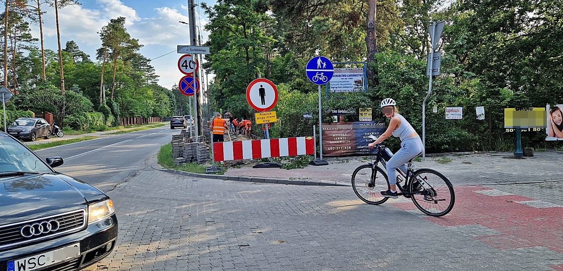 Utrudnienia na ul. Wyszyńskiego w Józefowie. Kiedy skończy się remont „721”?