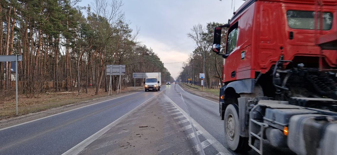 Wypadek na trasie 801