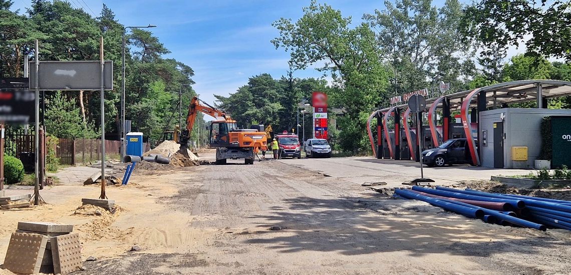 Drogowcy zaczynają budowę ronda przy parku w Otwocku