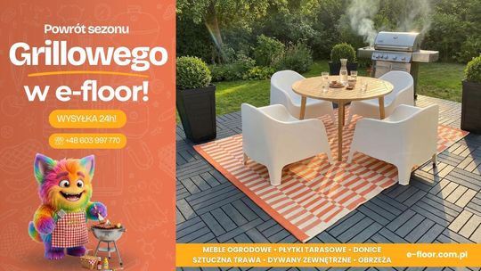 E-FLOOR - sztuczne trawy, płytki, dywany, meble ogrodowe