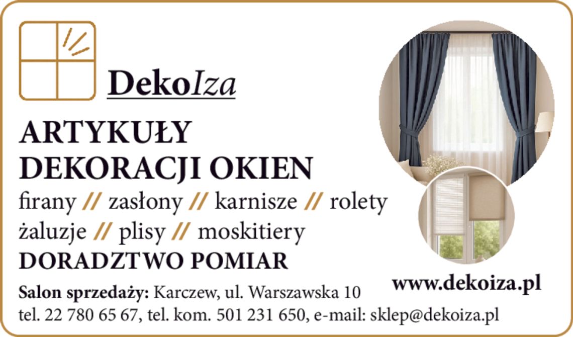 DekoIza ARTYKUŁY DEKORACJI OKIEN