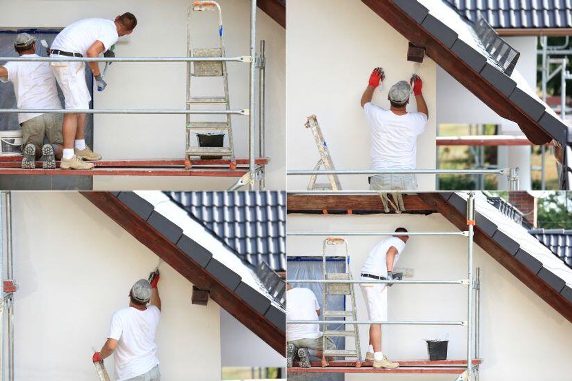 Malowanie mieszkań, elewacji domów i ogrodzeń