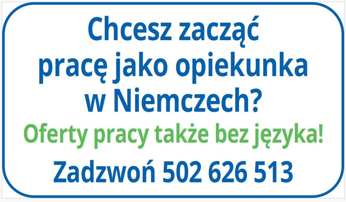 Praca jako opiekunka w Niemczech