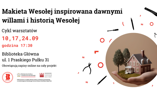 Cykl warsztatów - Makieta Wesołej inspirowana dawnymi willami i historią Wesołej Cykl warsztatów - Makieta Wesołej inspirowana dawnymi willami i historią Wesołej