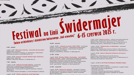 Festiwal Świdermajer – Festiwal na Linii Festiwal Świdermajer – Festiwal na Linii