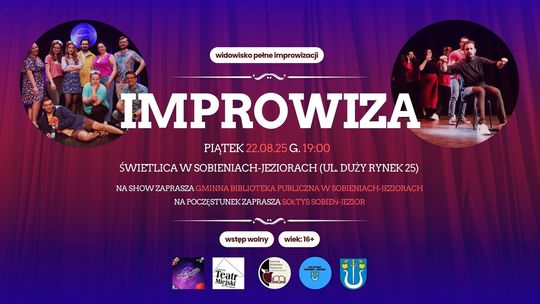 ImproWiza na scenie w Sobieniach-Jeziorach ImproWiza na scenie w Sobieniach-Jeziorach