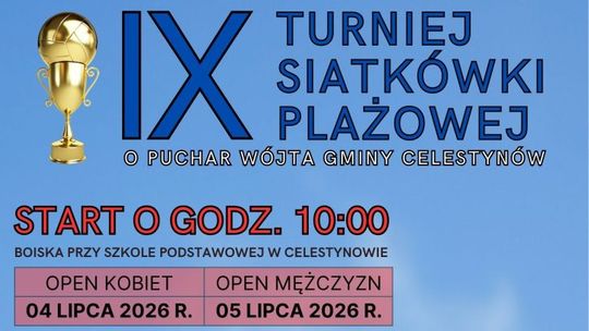 IX Turniej Siatkówki Plażowej o Puchar Wójta Gminy Celestynów