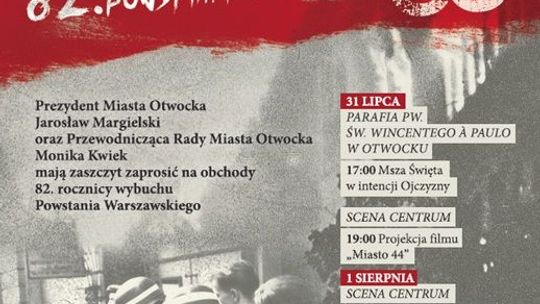 Otwock pamięta. Obchody 82. rocznicy wybuchu Powstania Warszawskiego