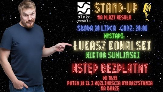 Stand-Up na Plaży Wesoła! - Łukasz Kowalski & Wiktor Sumliński Stand-Up na Plaży Wesoła! - Łukasz Kowalski & Wiktor Sumliński