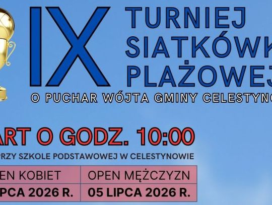 IX Turniej Siatkówki Plażowej o Puchar Wójta Gminy Celestynów