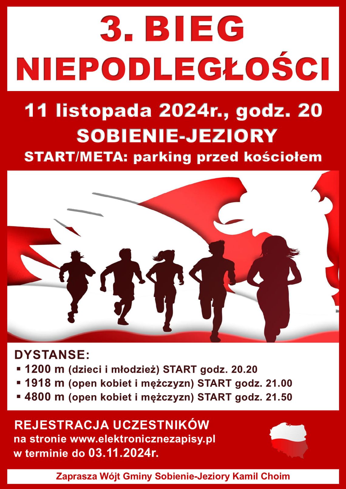 3. BIEG NIEPODLEGŁOŚCI W GMINIE SOBIENIE-JEZIORY