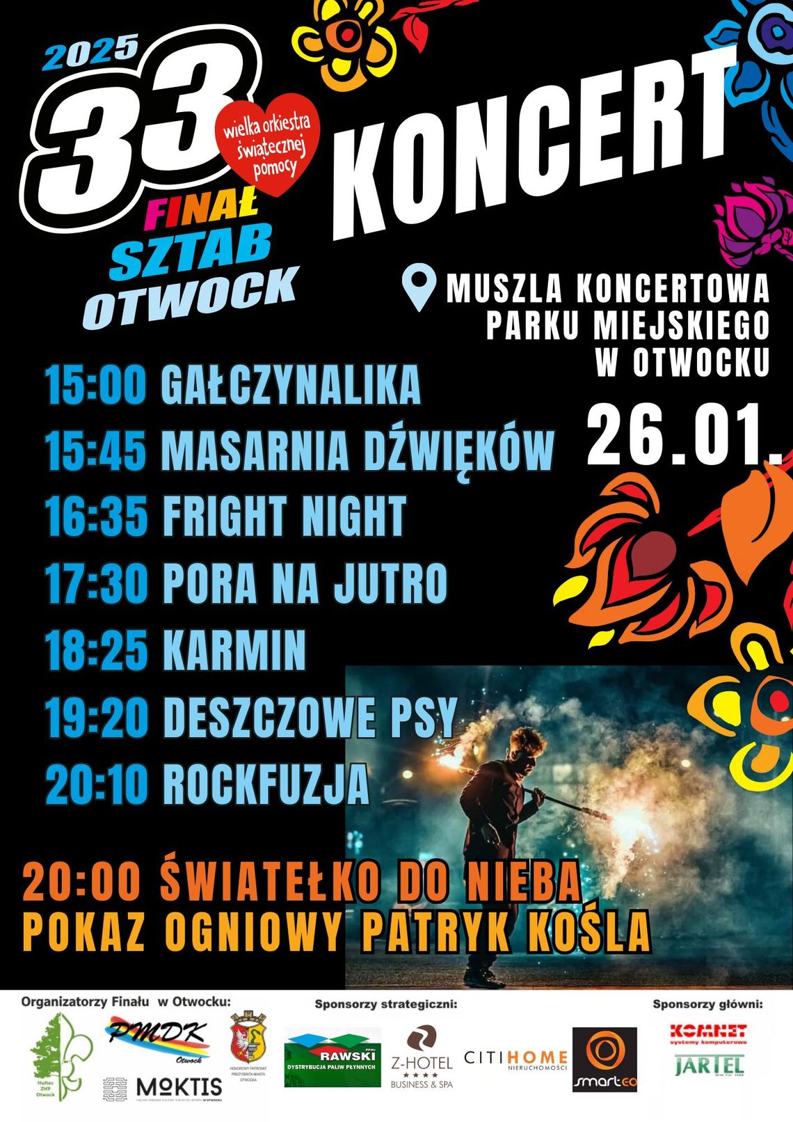 33. FINAŁ WIELKIEJ ORKIESTRY ŚWIĄTECZNEJ POMOCY W OTWOCKU 33. FINAŁ WIELKIEJ ORKIESTRY ŚWIĄTECZNEJ POMOCY W OTWOCKU