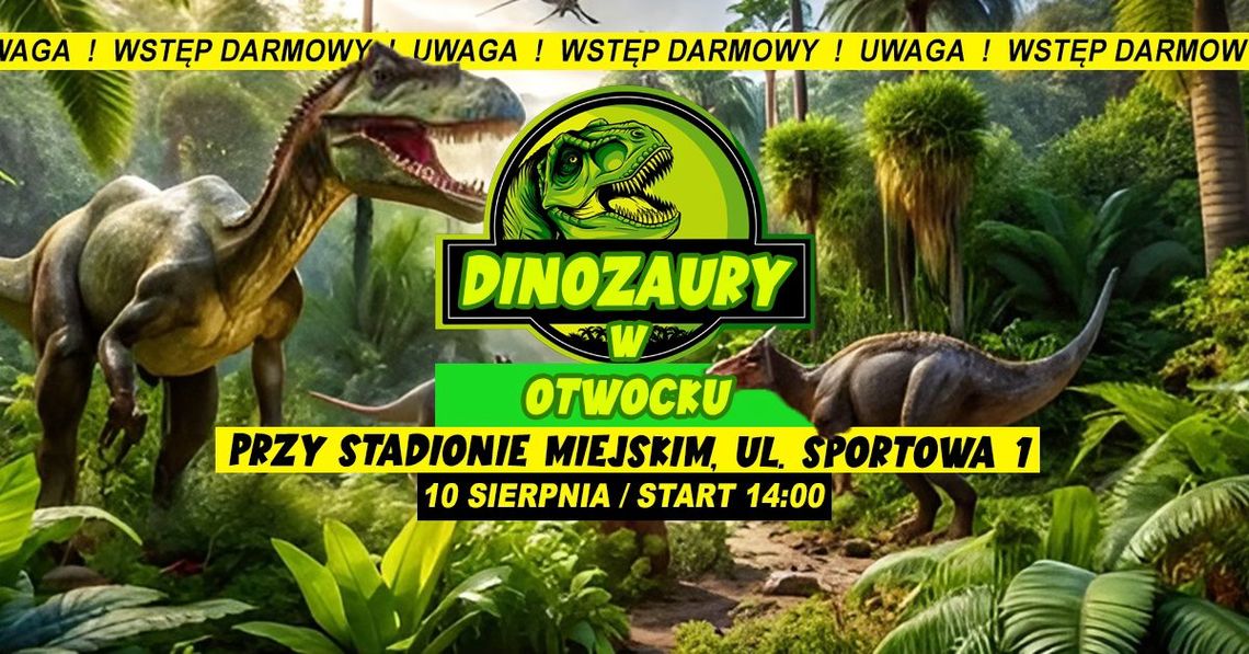 Dinozaury w Otwocku - wstęp bezpłatny!