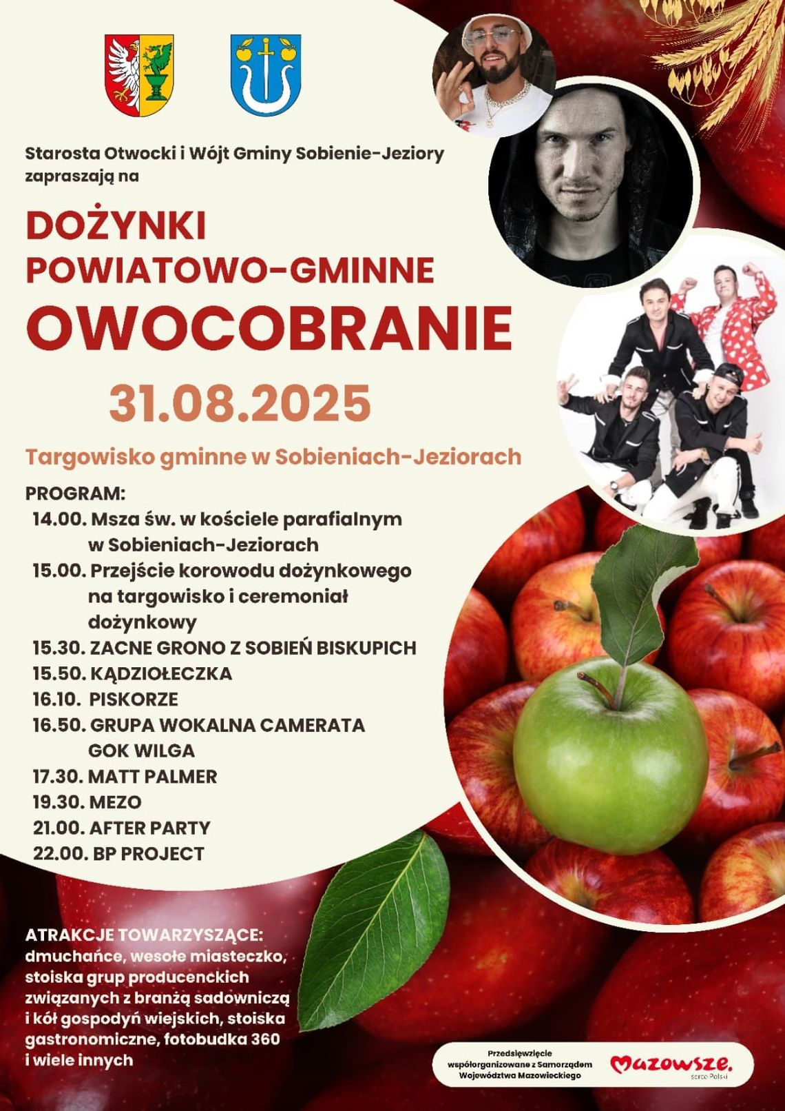 Dożynki Powiatowo-Gminne OWOCOBRANIE! - Koncert MEZO Dożynki Powiatowo-Gminne OWOCOBRANIE! - Koncert MEZO