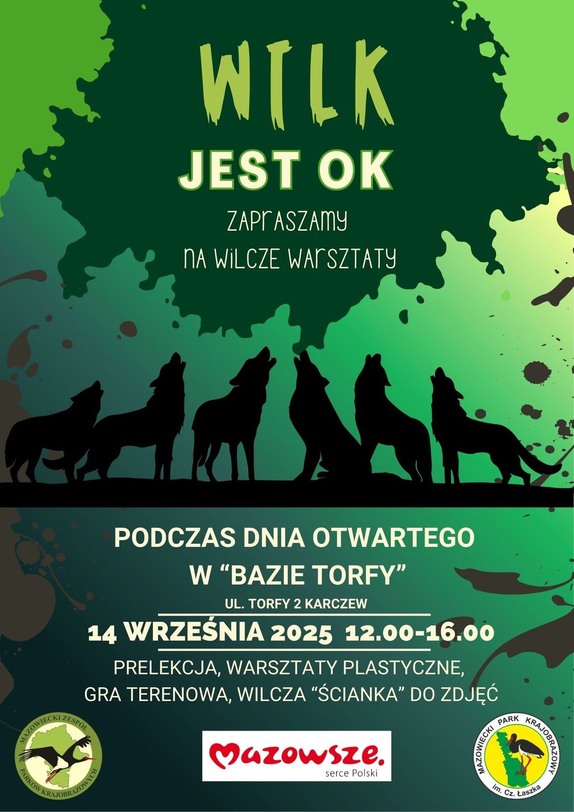 DZIEŃ WILKA W MAZOWIECKIM PARKU KRAJOBRAZOWYM
