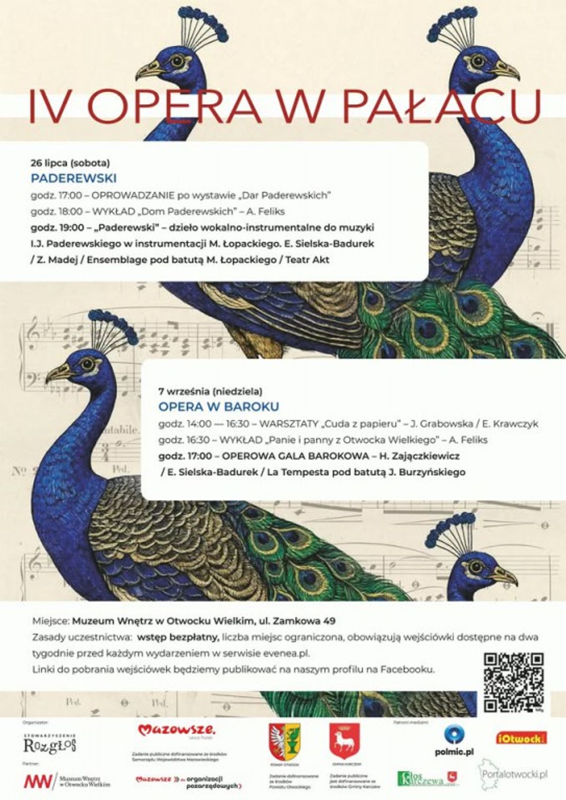 FESTIWAL OPERA W PAŁACU - PADEREWSKI FESTIWAL OPERA W PAŁACU - PADEREWSKI