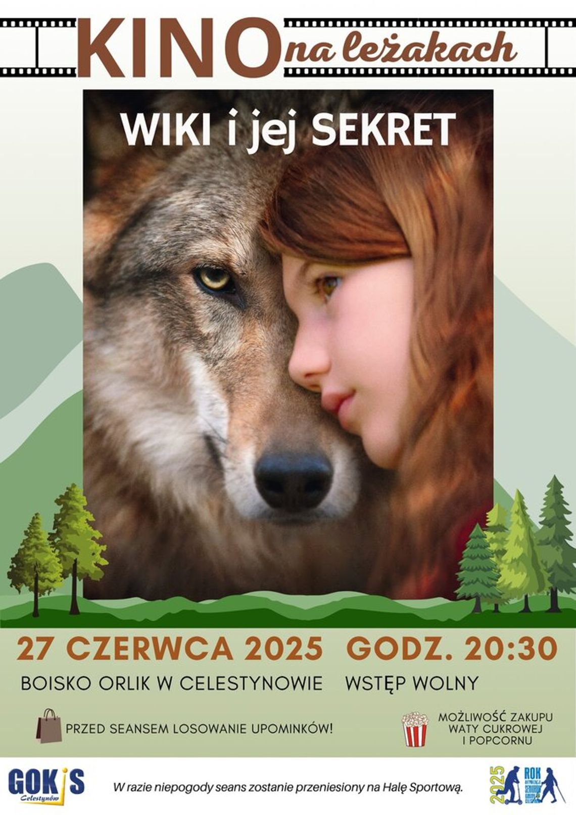 Kino plenerowe na leżakach w Celestynowie