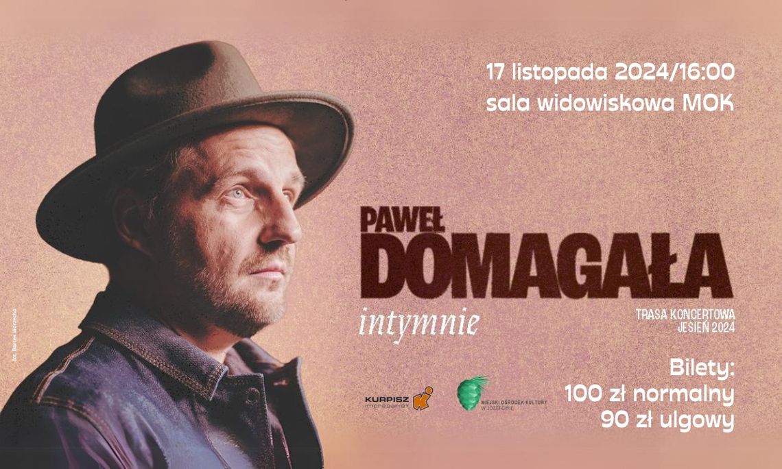 Koncert - Paweł Domagała "Intymnie" Koncert - Paweł Domagała "Intymnie"