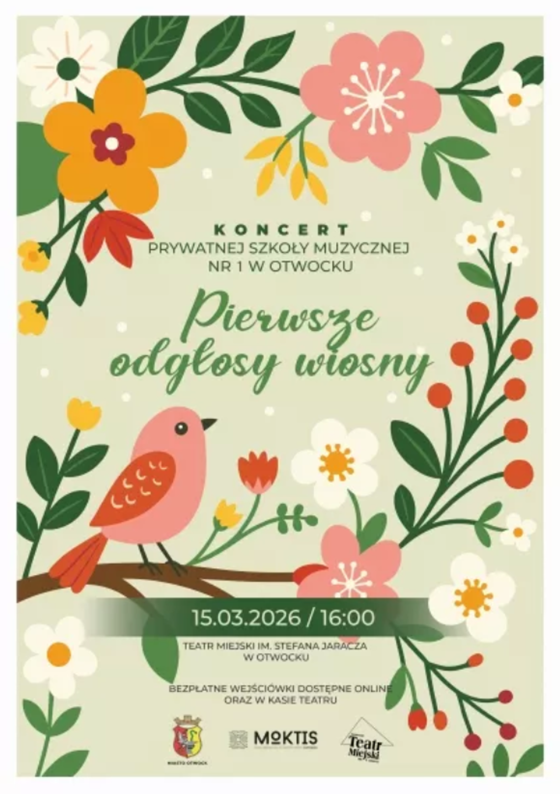 Koncert Prywatnej Szkoły Muzycznej nr 1 w Otwocku: pierwsze odgłosy wiosny