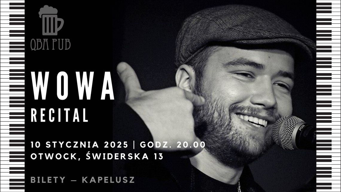 Koncert w Qba Pub - Wowa Bayak recital Koncert w Qba Pub - Wowa Bayak recital