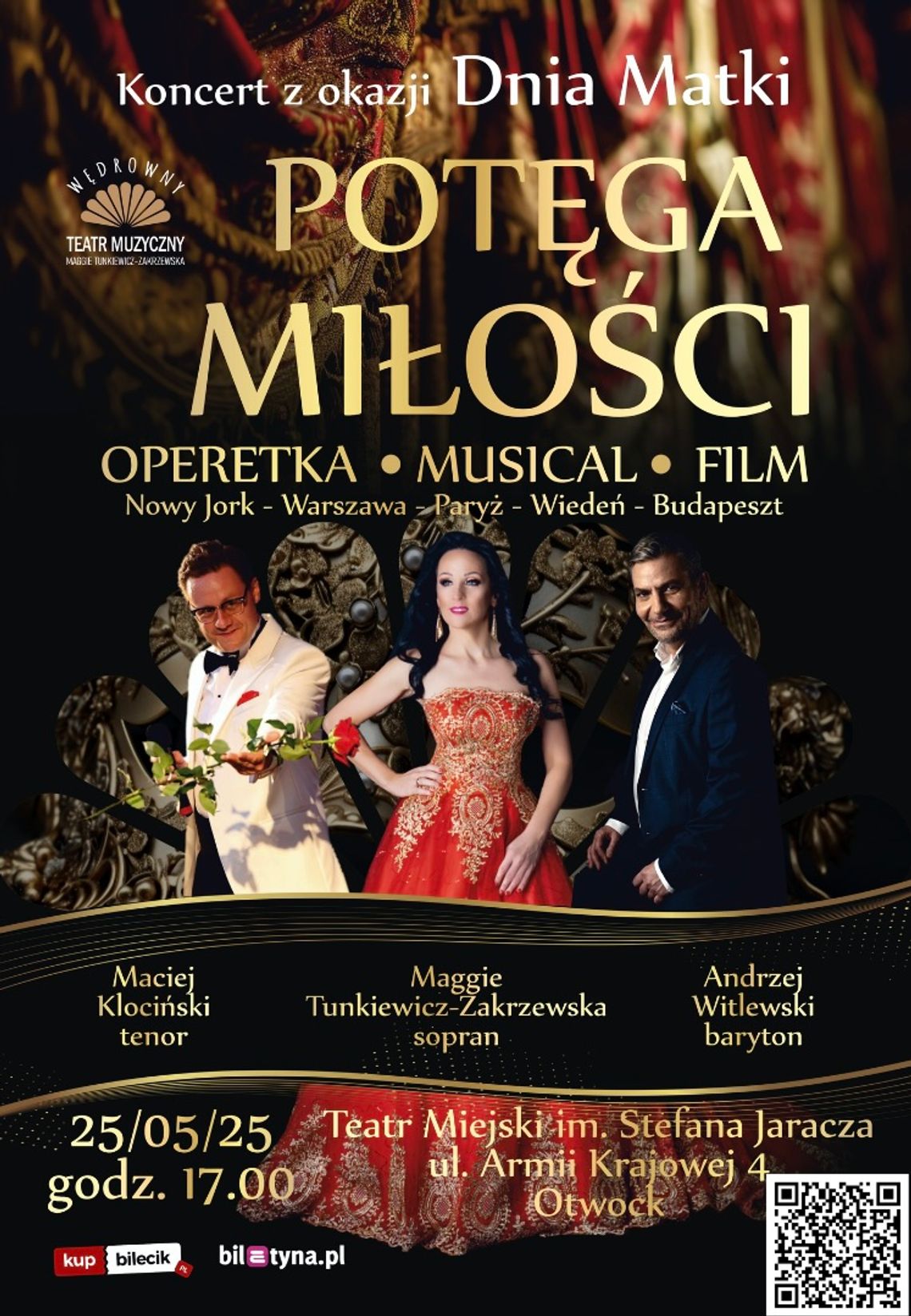 Koncert z okazji Dnia Matki - POTĘGA MIŁOŚCI - operetka, musical, film Koncert z okazji Dnia Matki - POTĘGA MIŁOŚCI - operetka, musical, film
