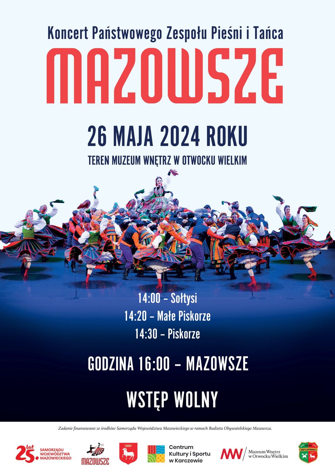 Koncert zespołu Pieśni i Tańca Mazowsze w Karczewie Koncert zespołu Pieśni i Tańca Mazowsze w Karczewie