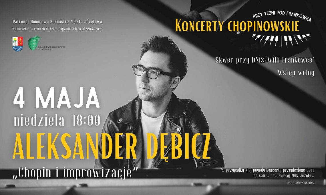 Koncerty Chopinowskie przt tężni pod Frankówką - Aleksander Dębicz Koncerty Chopinowskie przt tężni pod Frankówką - Aleksander Dębicz