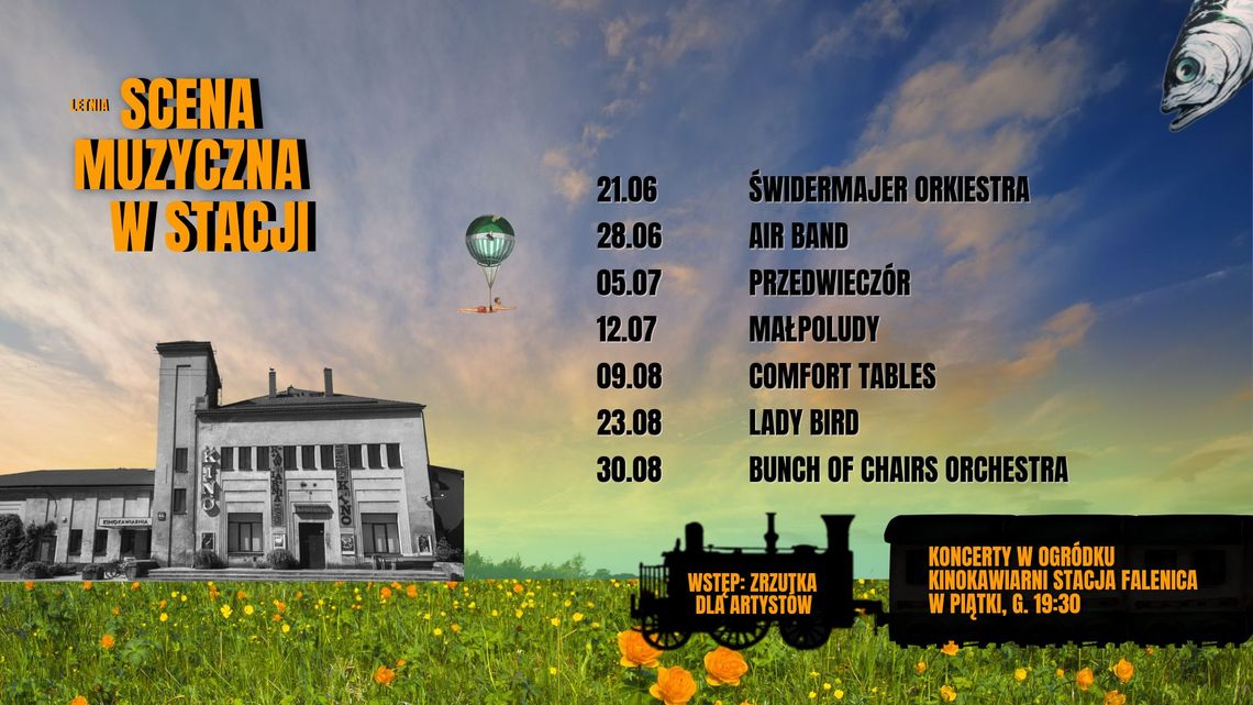Letnia Scena Muzyczna w Stacji - ŚWIDERMAJER ORKIESTRA Letnia Scena Muzyczna w Stacji - ŚWIDERMAJER ORKIESTRA