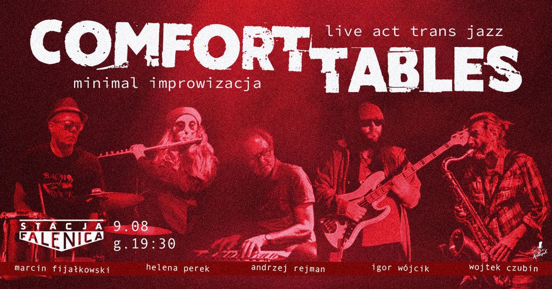 Letnia Scena Muzyczna w Stacji - zagra dla nas COMFORT TABLES! Letnia Scena Muzyczna w Stacji - zagra dla nas COMFORT TABLES!