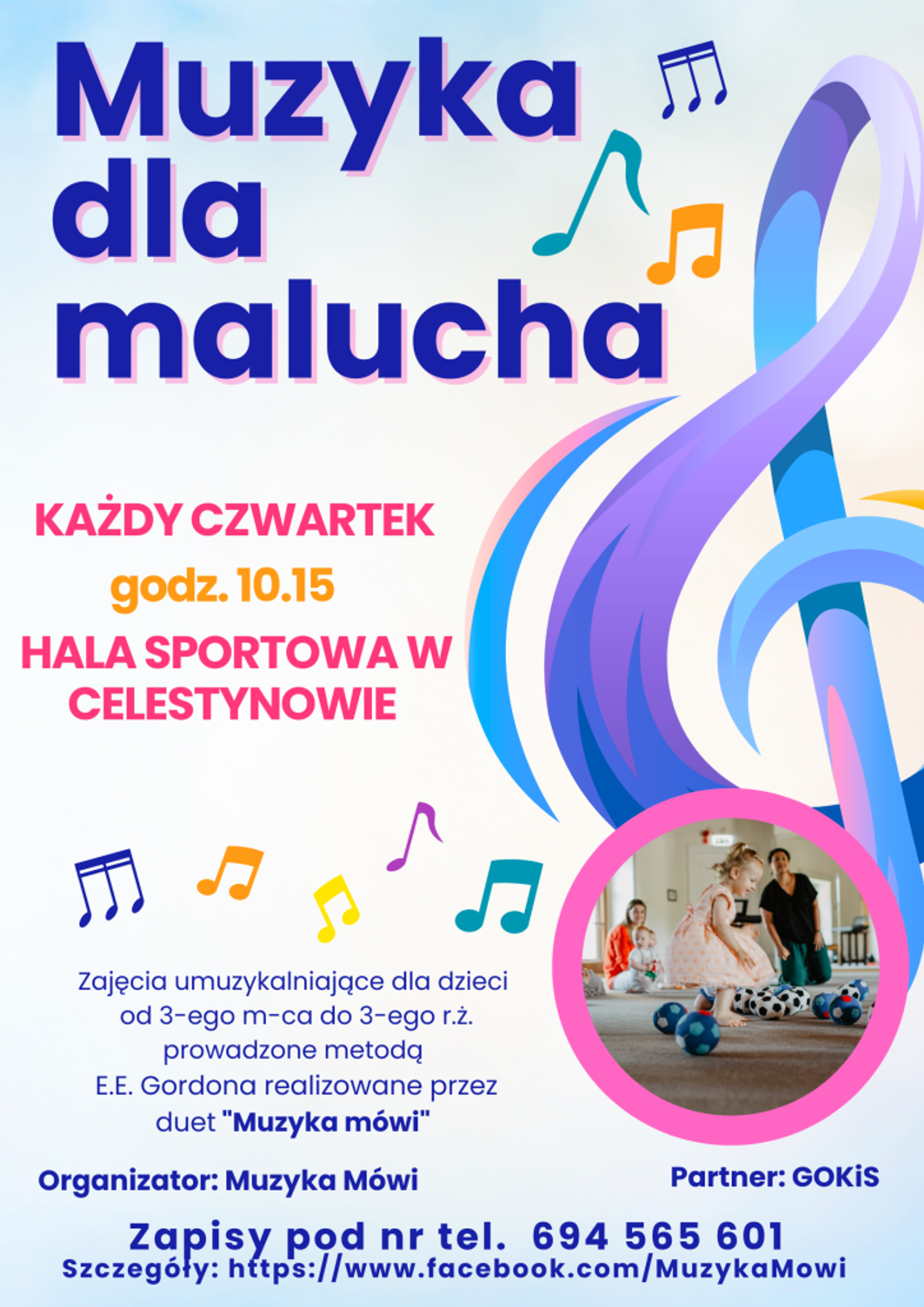 Muzyka dla malucha - warsztaty dla dzieci Muzyka dla malucha - warsztaty dla dzieci