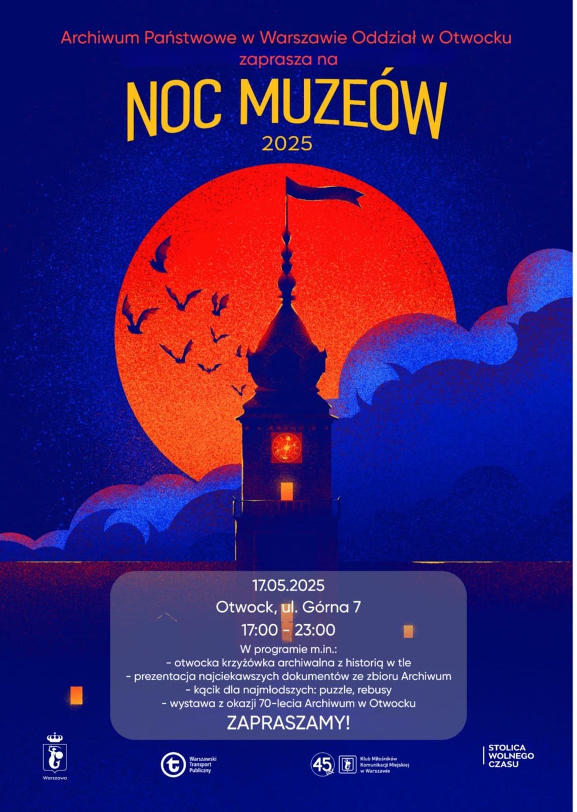 NOC MUZEÓW 2025 w Otwocku NOC MUZEÓW 2025 w Otwocku