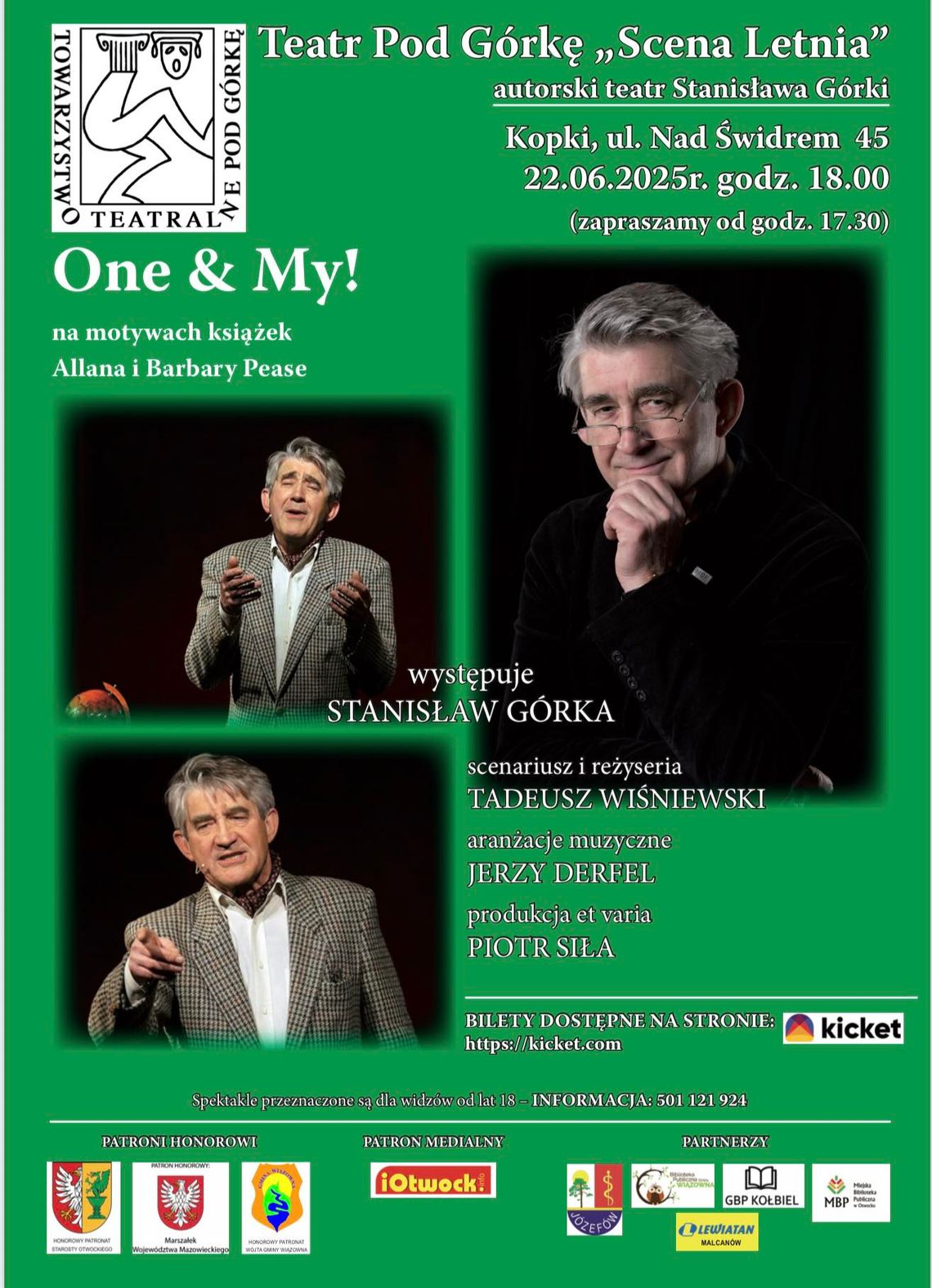 One & My – spektakl z angielskim humorem w Kopkach! One & My – spektakl z angielskim humorem w Kopkach!