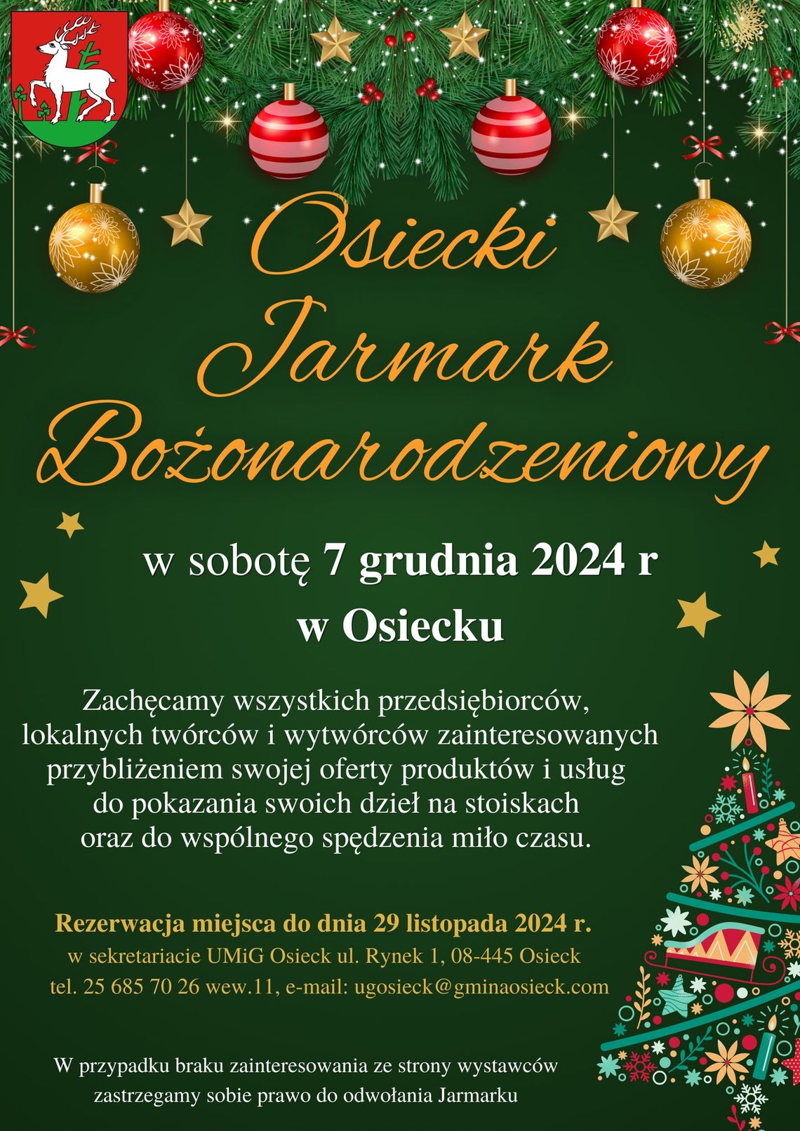 Osiecki Jarmark Bożonarodzeniowy