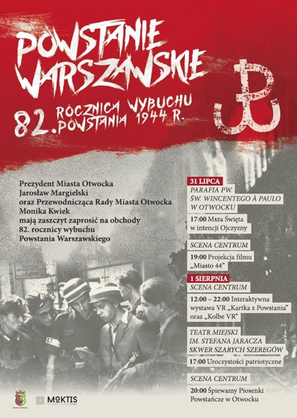Otwock pamięta. Obchody 82. rocznicy wybuchu Powstania Warszawskiego