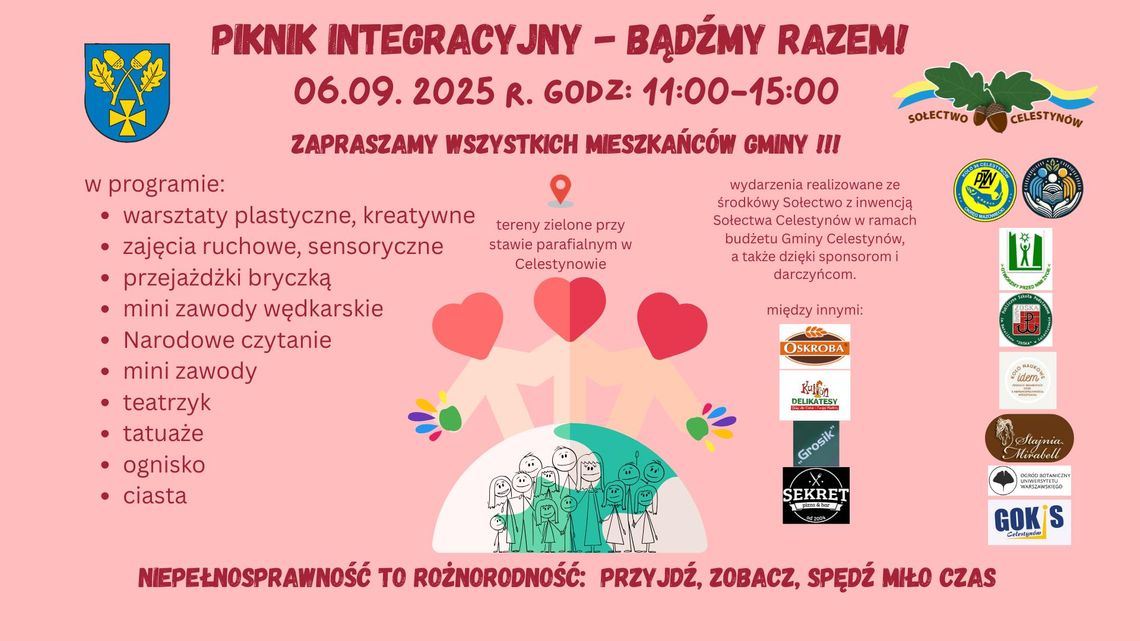 Piknik Integracyjny "Bądźmy razem!" Piknik Integracyjny "Bądźmy razem!"