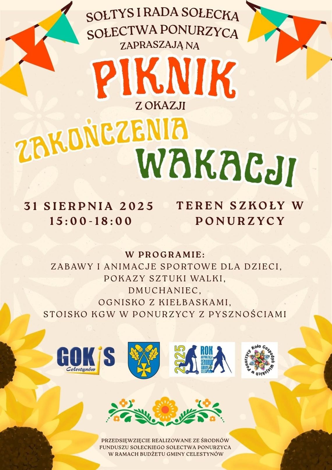 Piknik na zakończenie wakacji Piknik na zakończenie wakacji