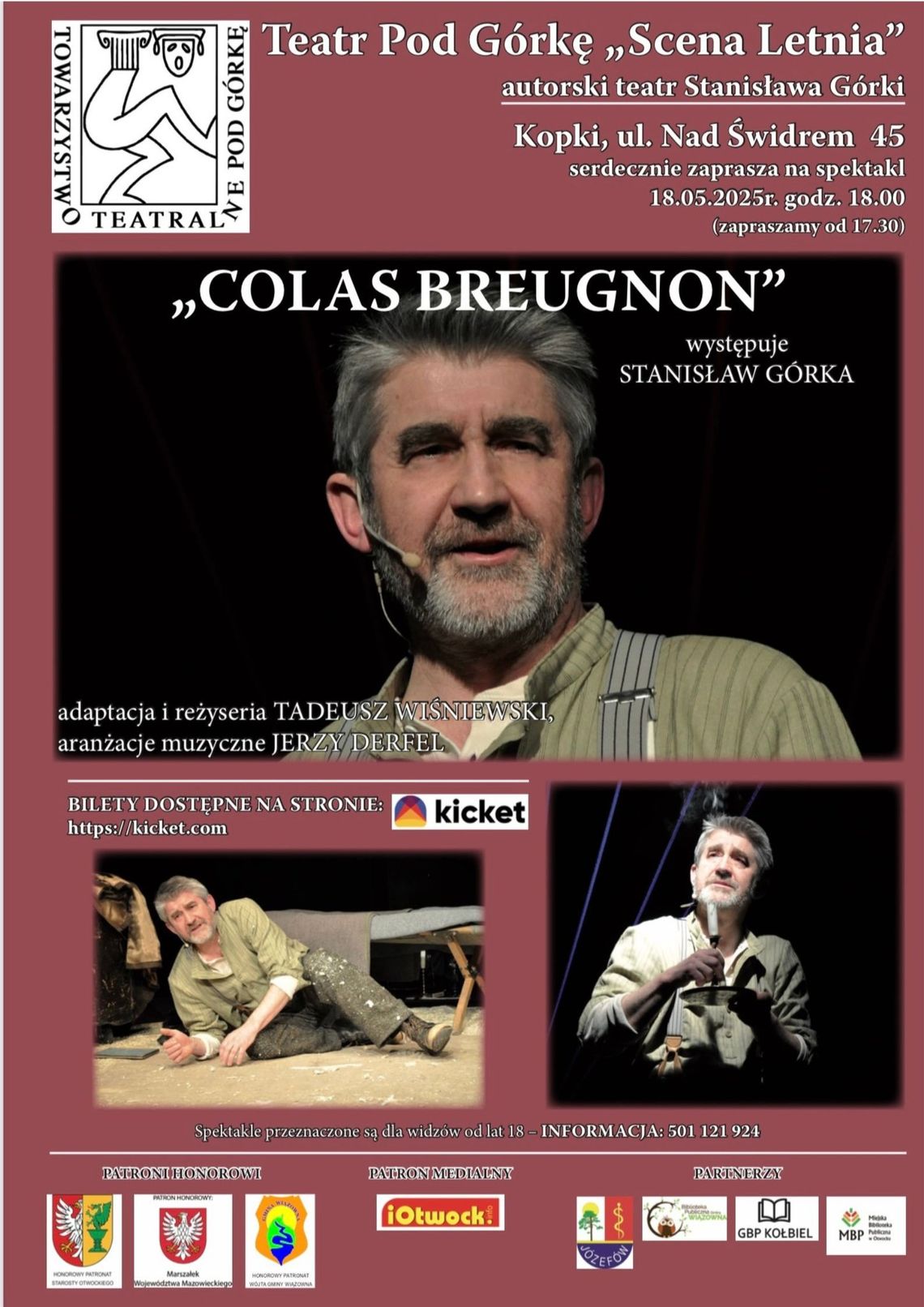 Premiera spektaklu „COLAS BREUGNON” w Teatrze Pod Górkę Premiera spektaklu „COLAS BREUGNON” w Teatrze Pod Górkę