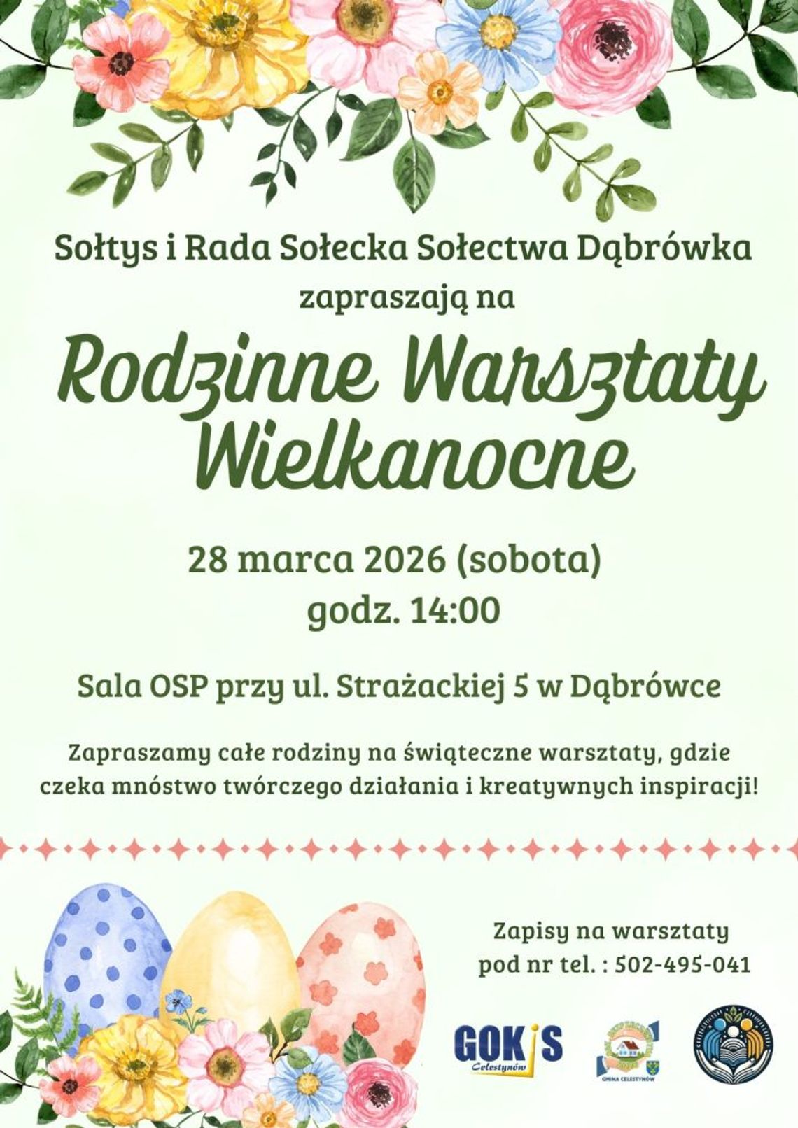 Rodzinne Warsztaty Wielkanocne w Dąbrówce Rodzinne Warsztaty Wielkanocne w Dąbrówce