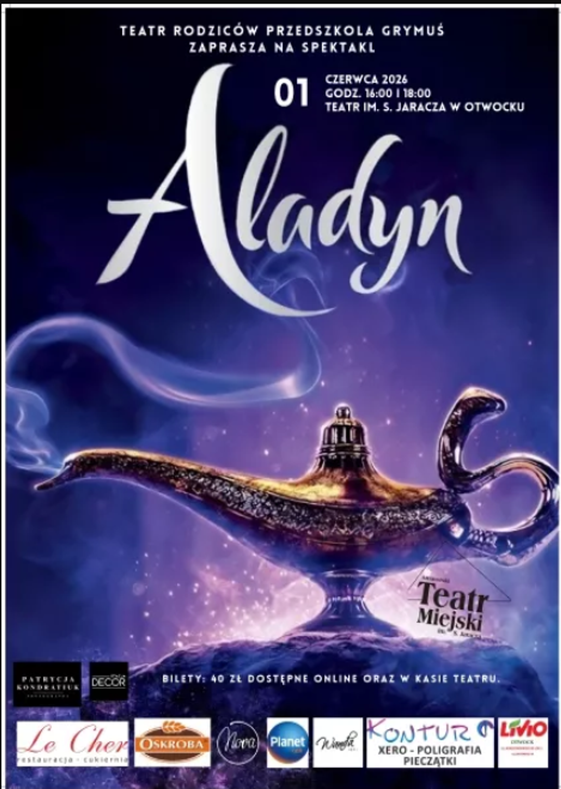 Spektakl dla dzieci "Aladyn"