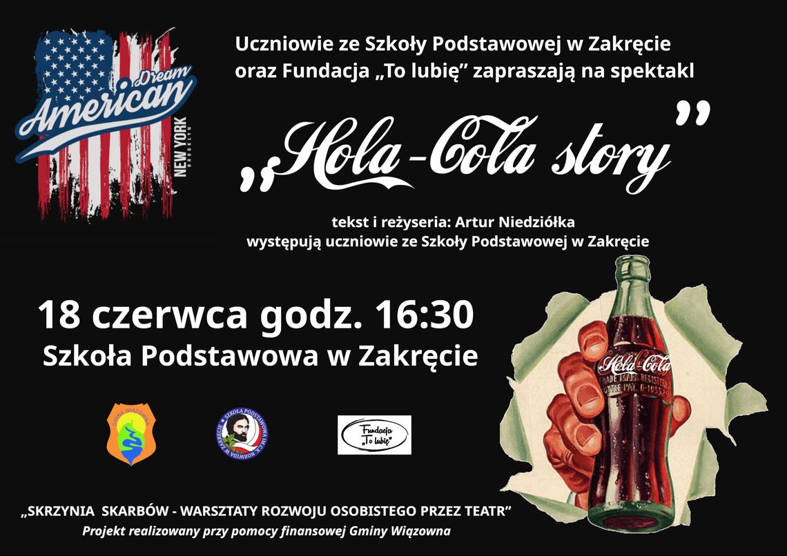 Spektakl "Hola-Cola story" w Zakręcie Spektakl "Hola-Cola story" w Zakręcie