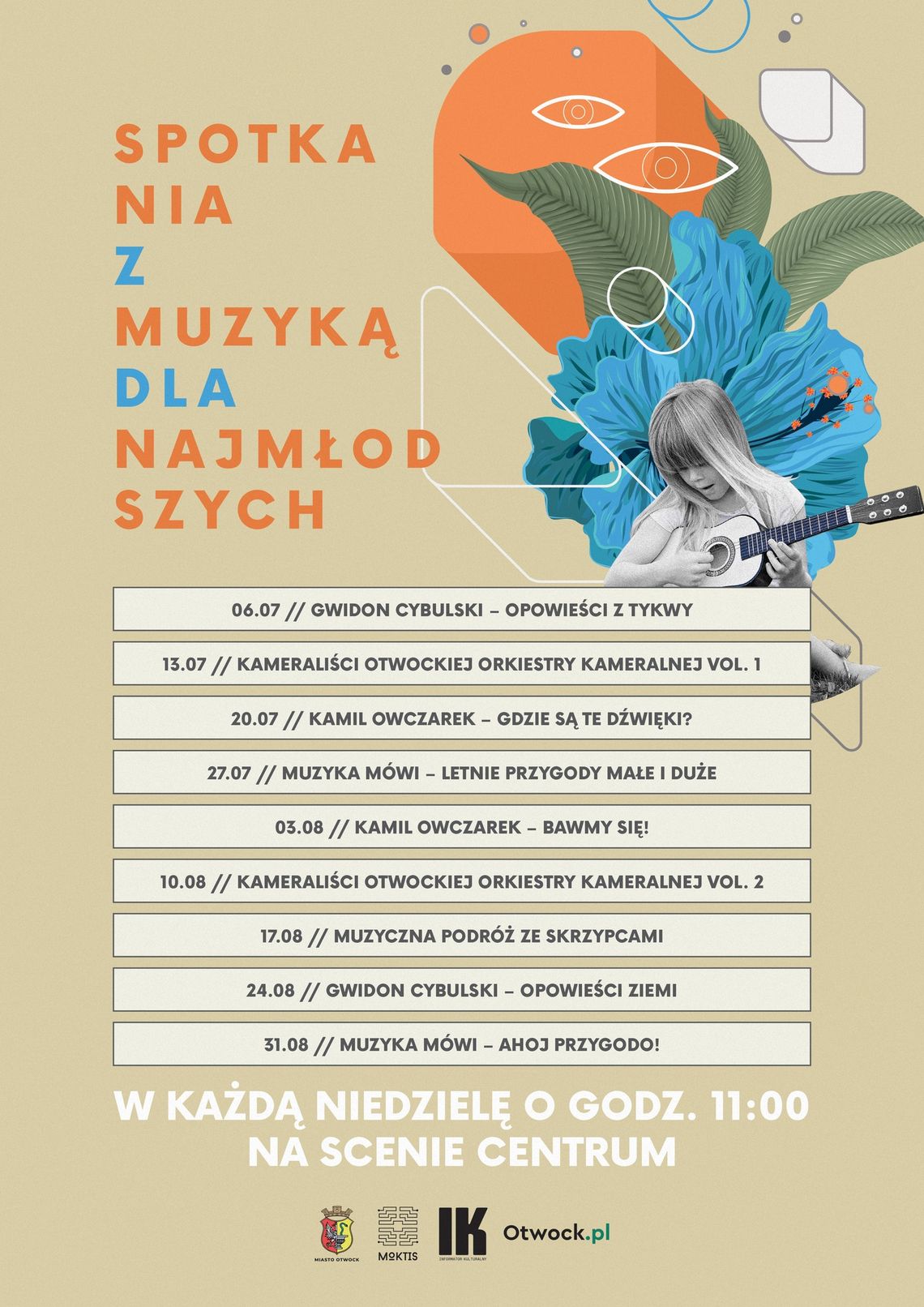 Spotkanie z muzyką dla najmłodszych - Koncert: Gwidon Cybulski – „Opowieści Ziemi” Spotkanie z muzyką dla najmłodszych - Koncert: Gwidon Cybulski – „Opowieści Ziemi”